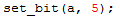 1. set_bit