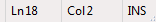 4. Editor Status Bar