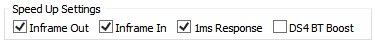 4. Speed Up Settings