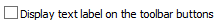 3. Startup: Toolbar Text